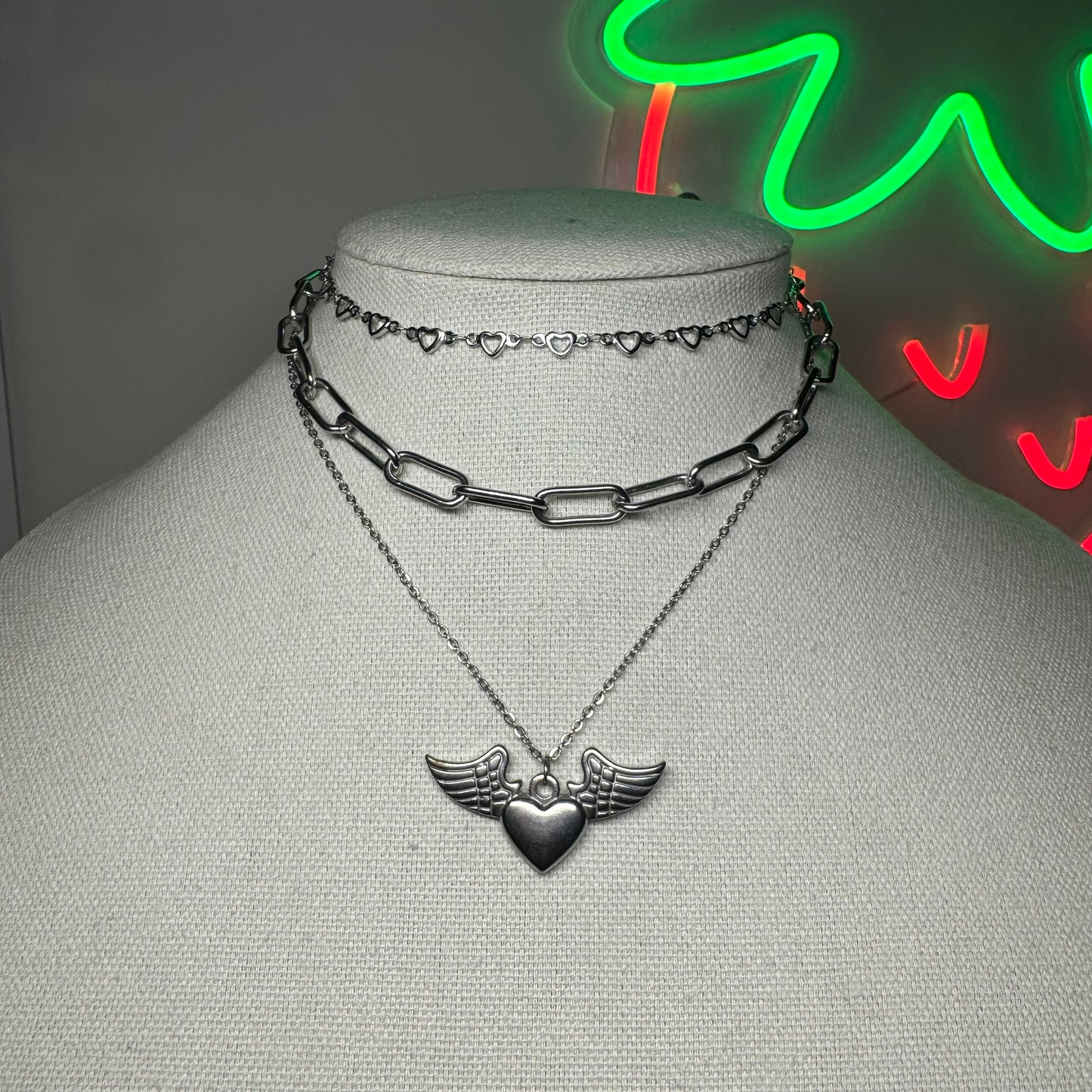 Heart Wing Chain