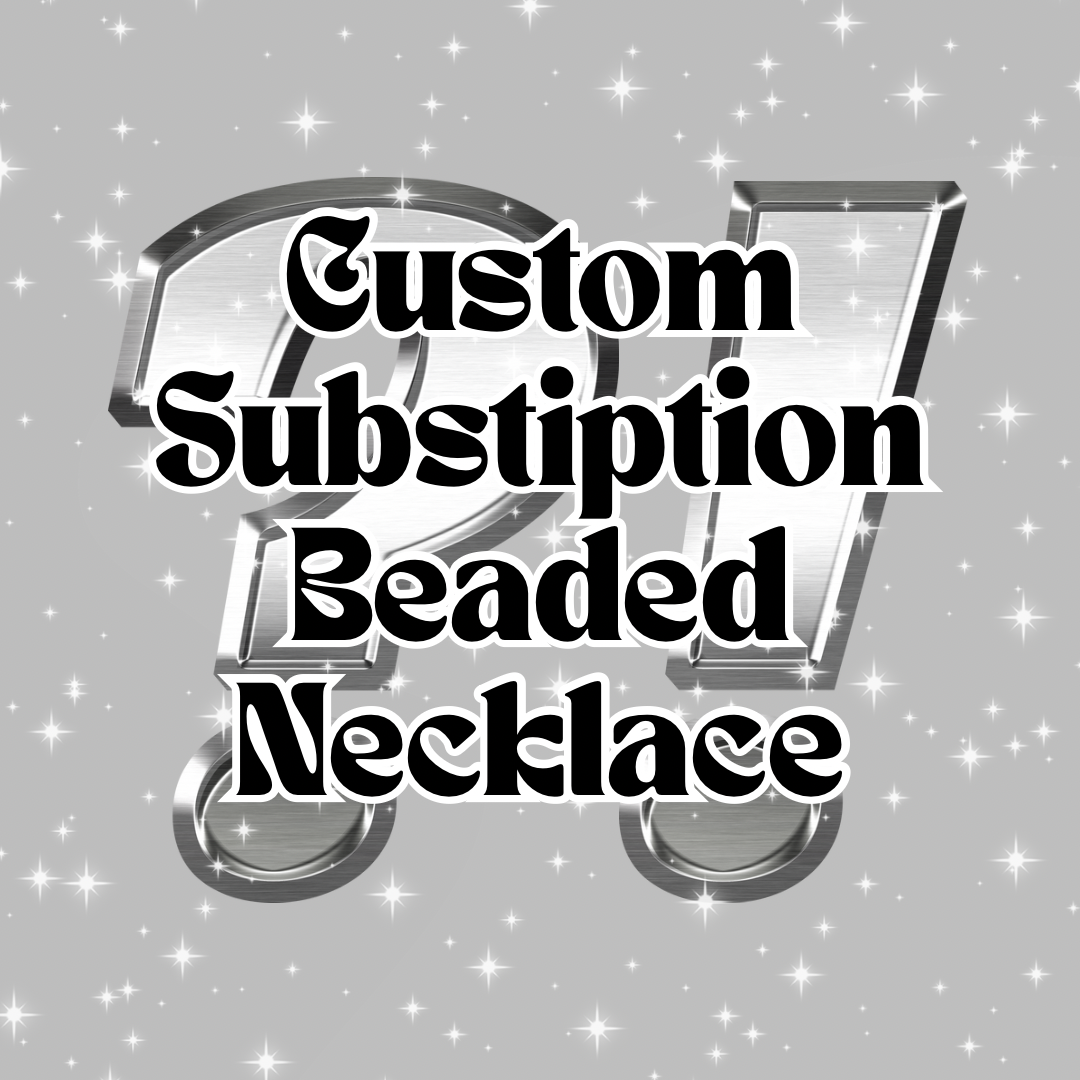 Custom Subscription Beaded Necklace