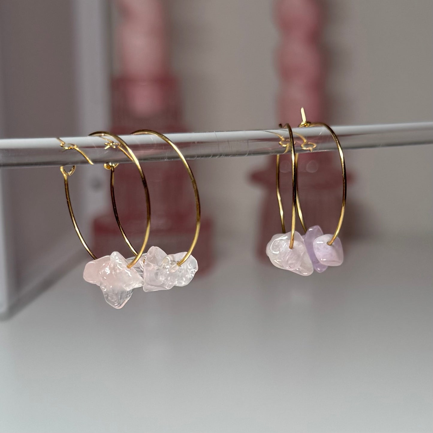 Crystal Hoop Earrings