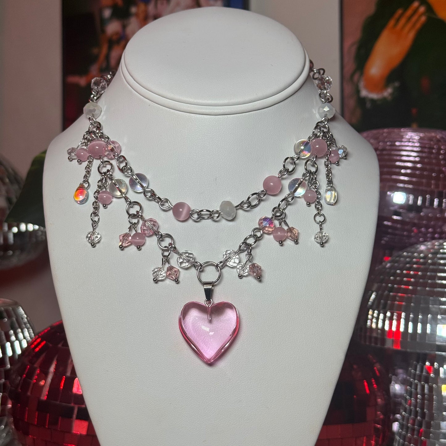 Valentine Beaded Necklace