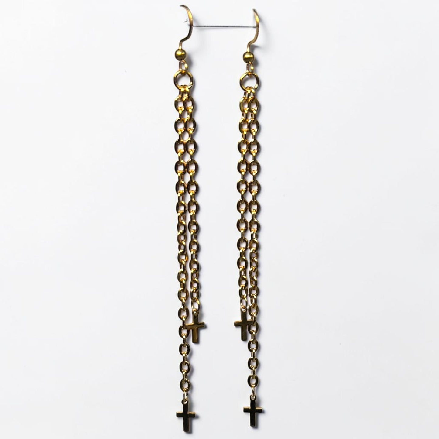Double Cross Earrings