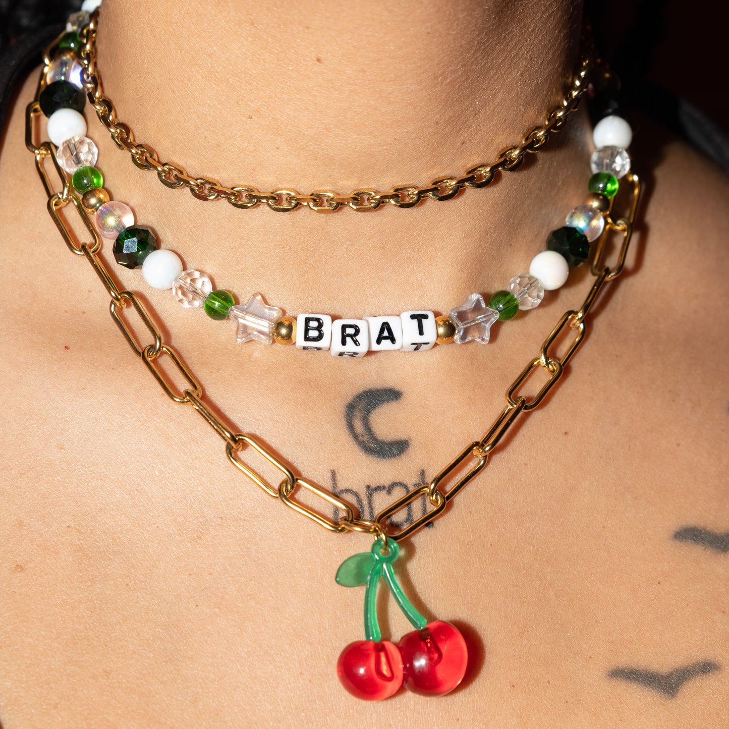 Brat Beaded Choker