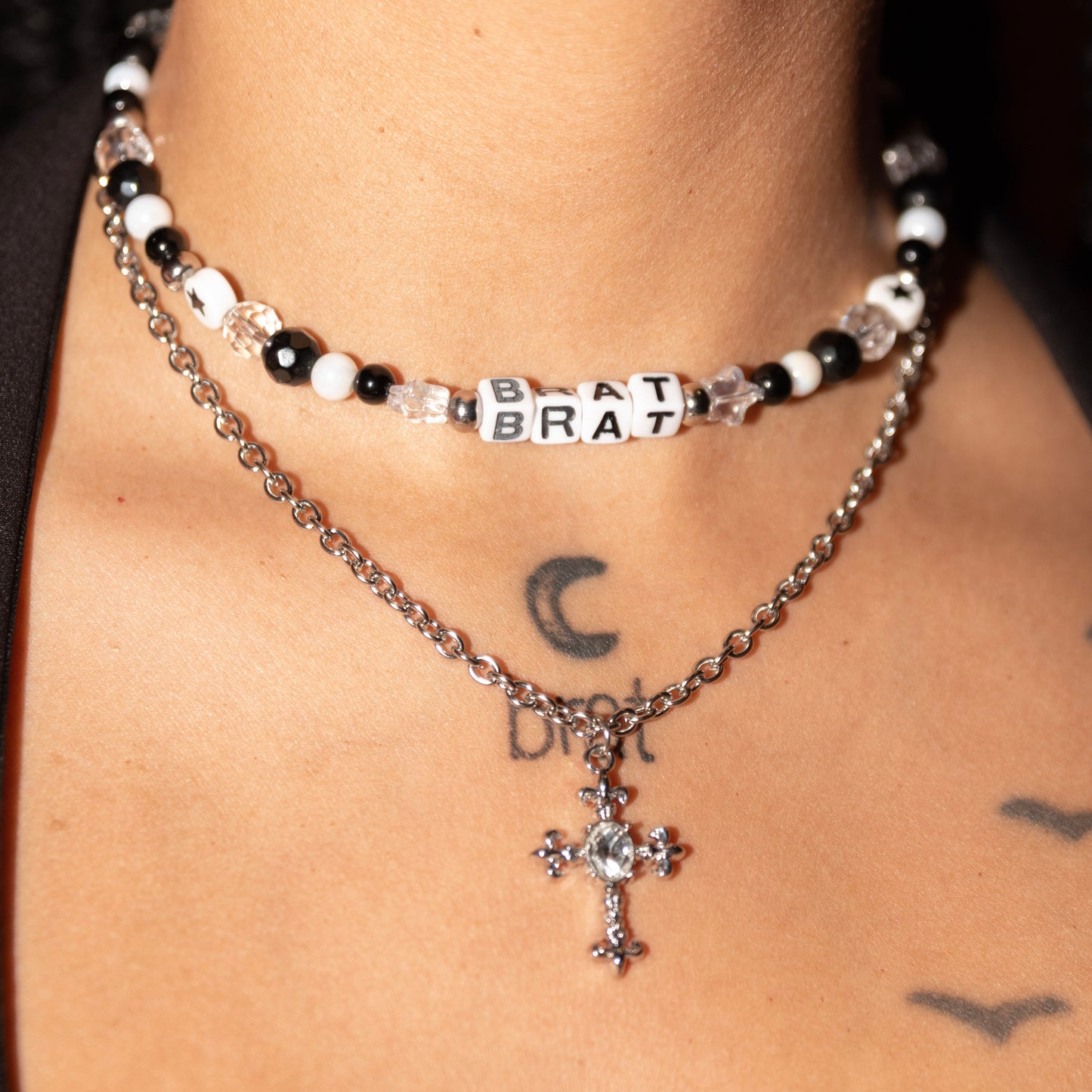 Brat Beaded Choker