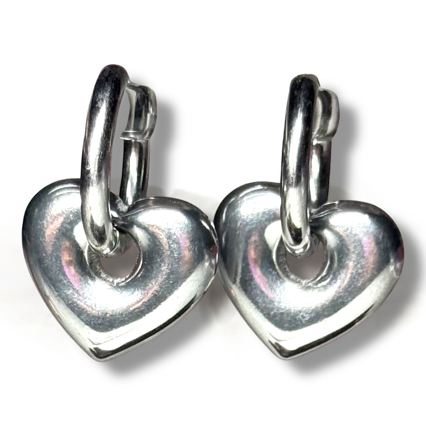 Puffy Hoop Earrings