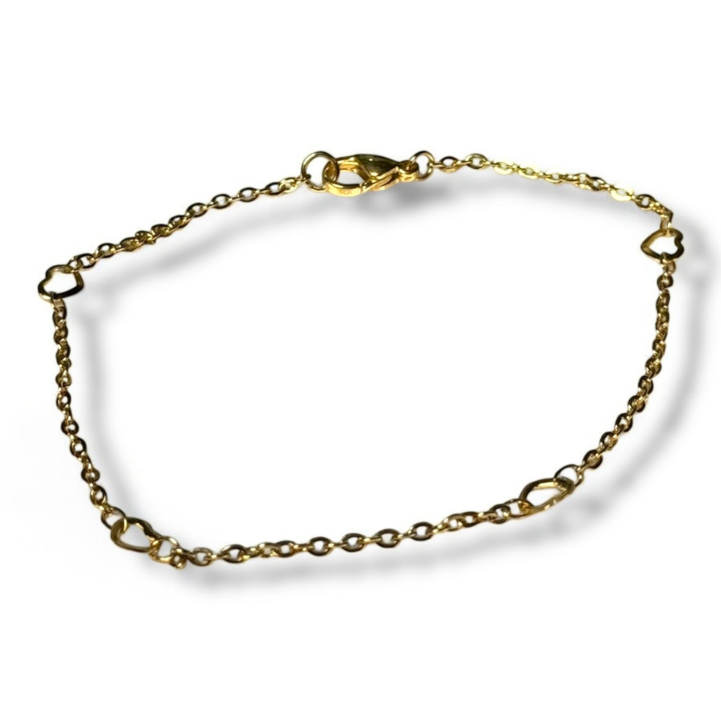 Simple Heart Anklet