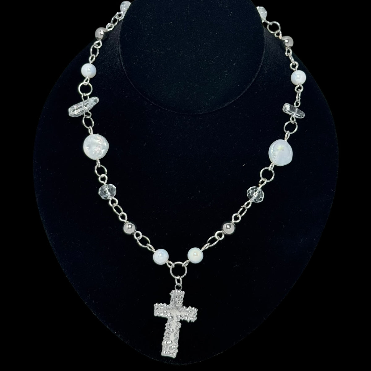 Fallen Angel Beaded Necklace