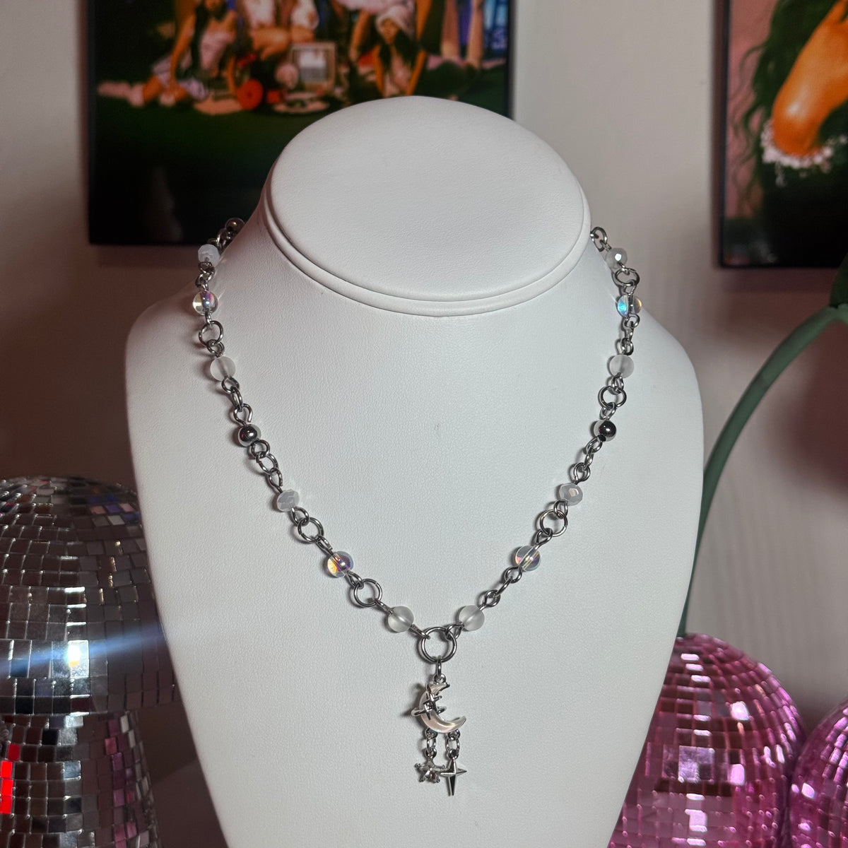 dreamcore beaded necklace
