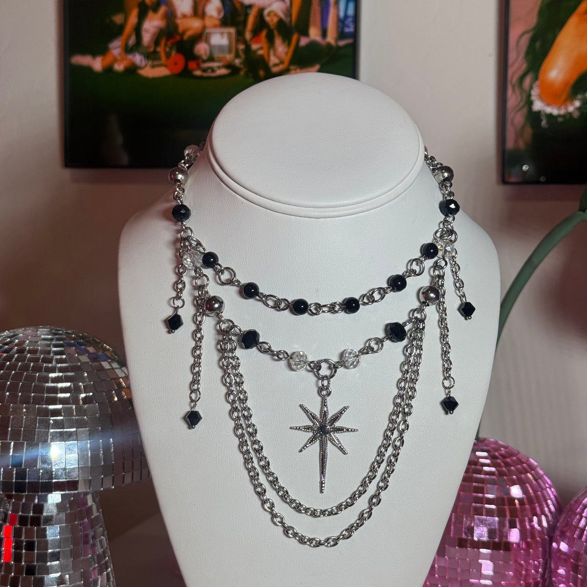Supernova Beaded Necklace