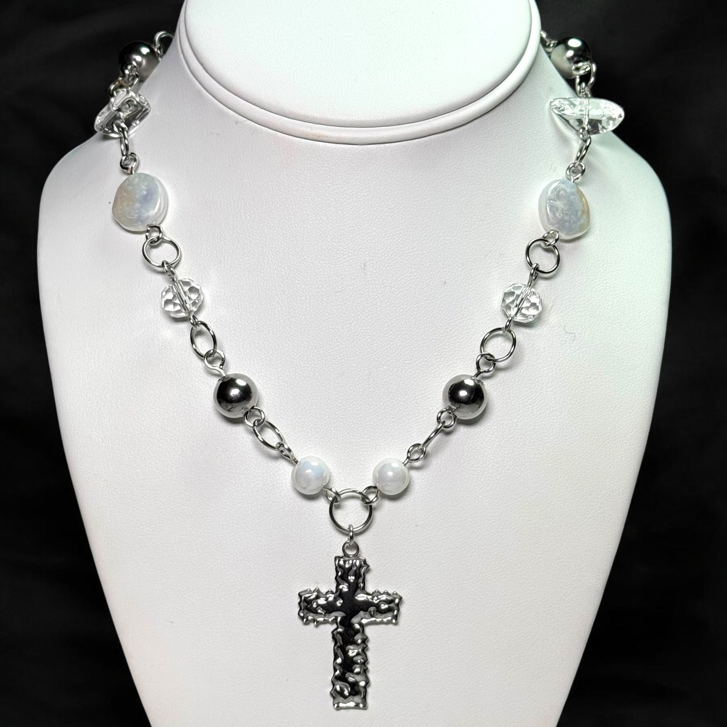 Fallen Angel Beaded Necklace