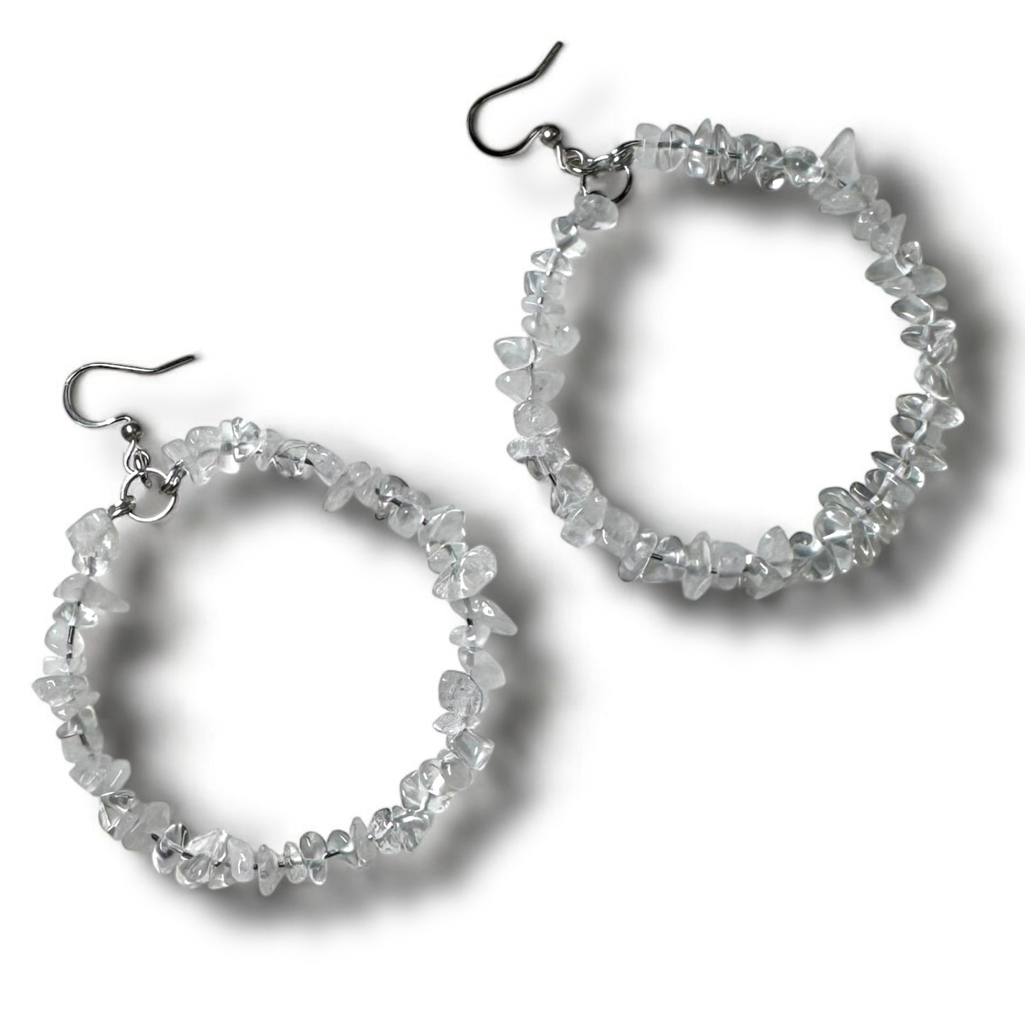 Aura Crystal Hoops