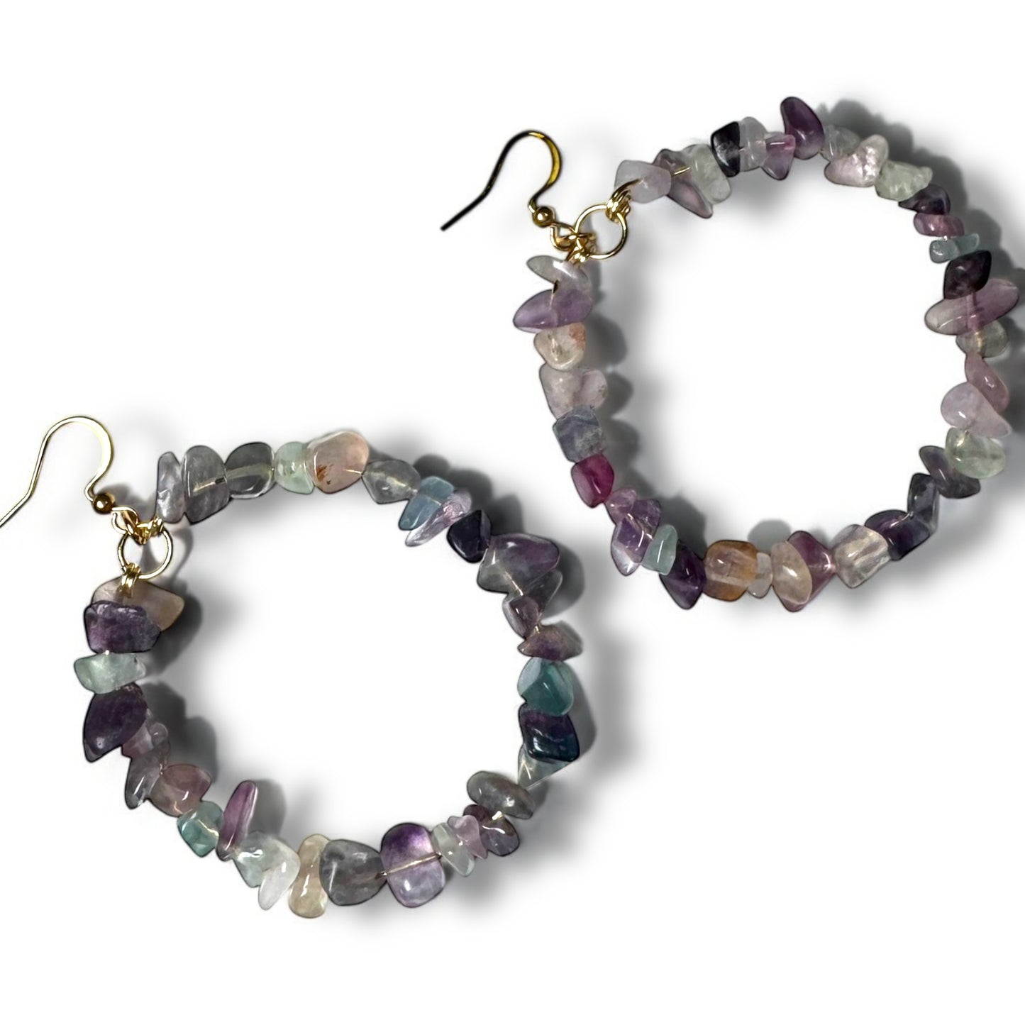 Aura Crystal Hoops