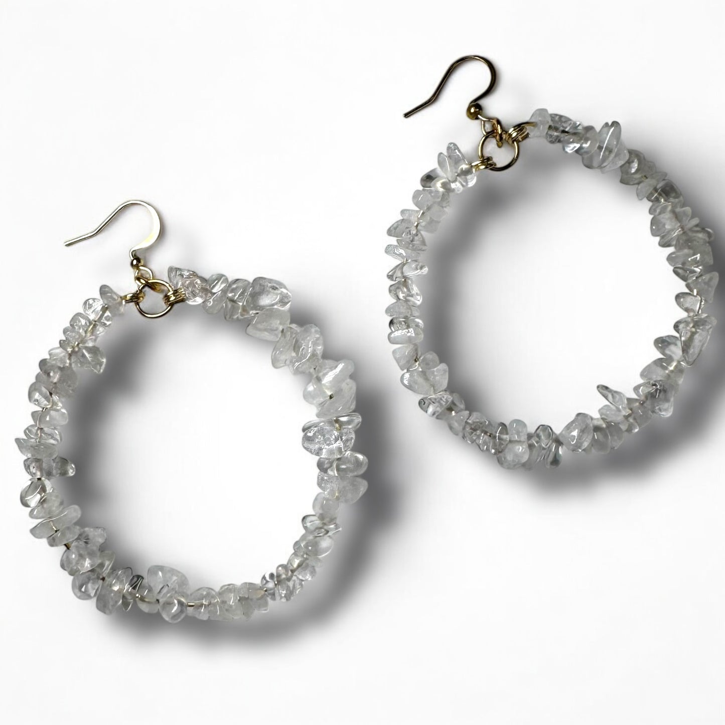 Aura Crystal Hoops