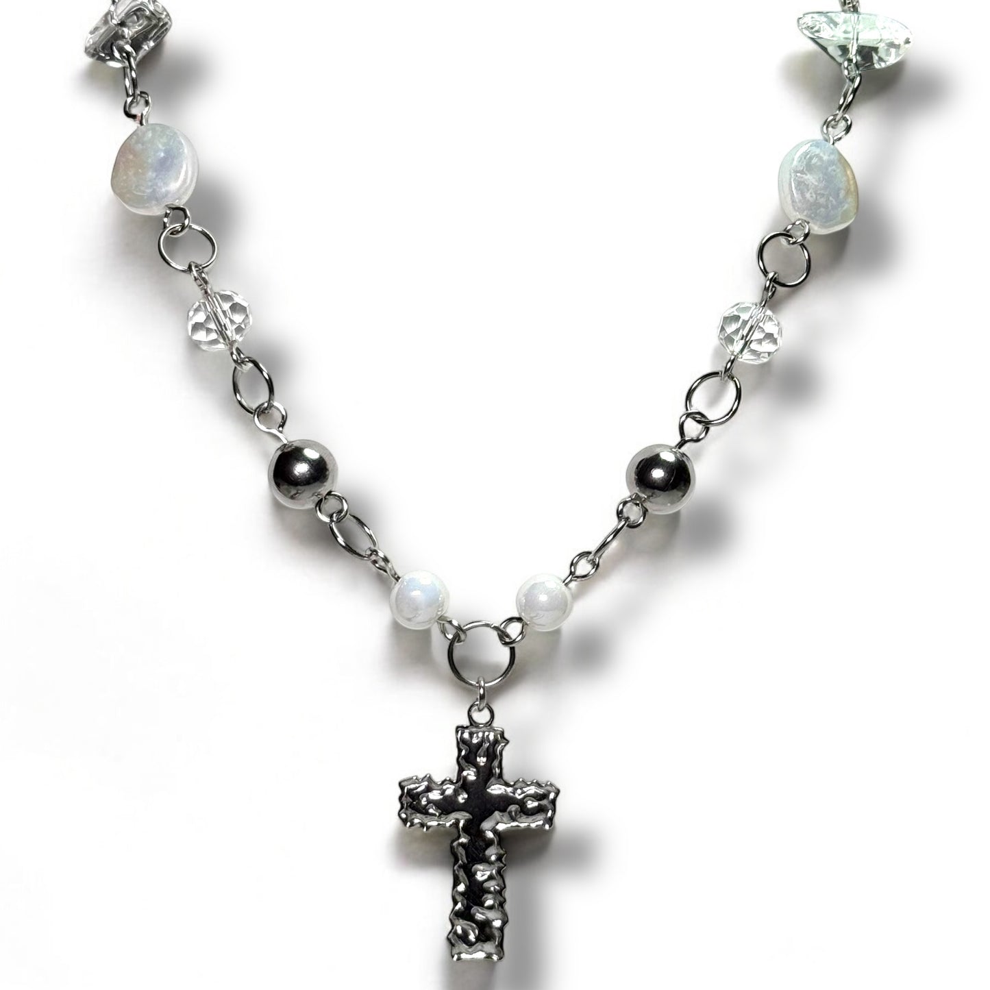 Fallen Angel Beaded Necklace