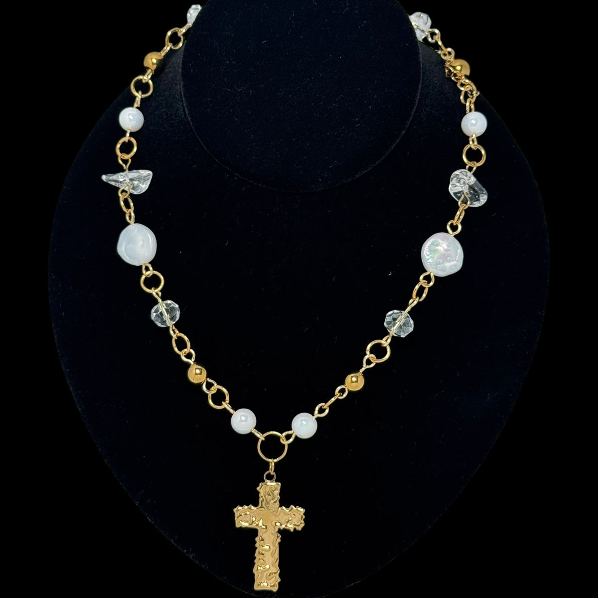 Fallen Angel Beaded Necklace