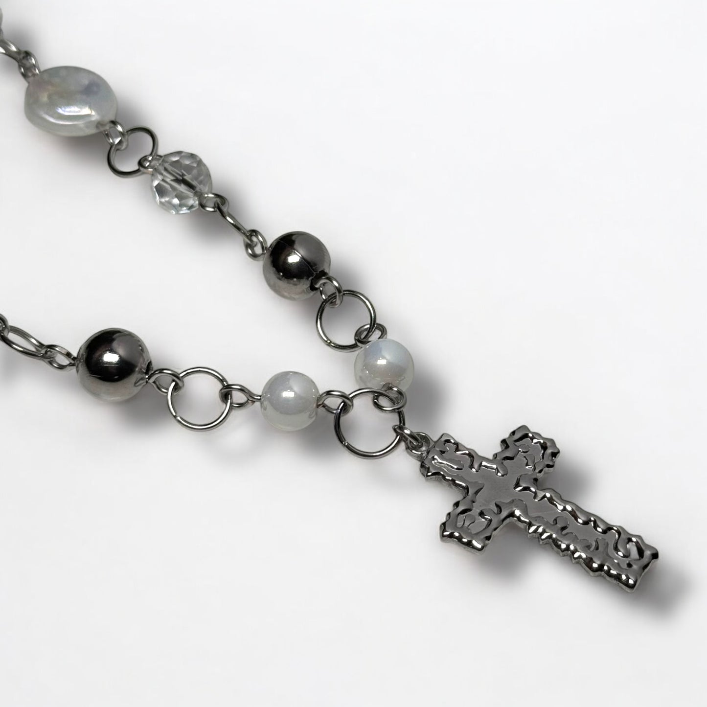 Fallen Angel Beaded Necklace