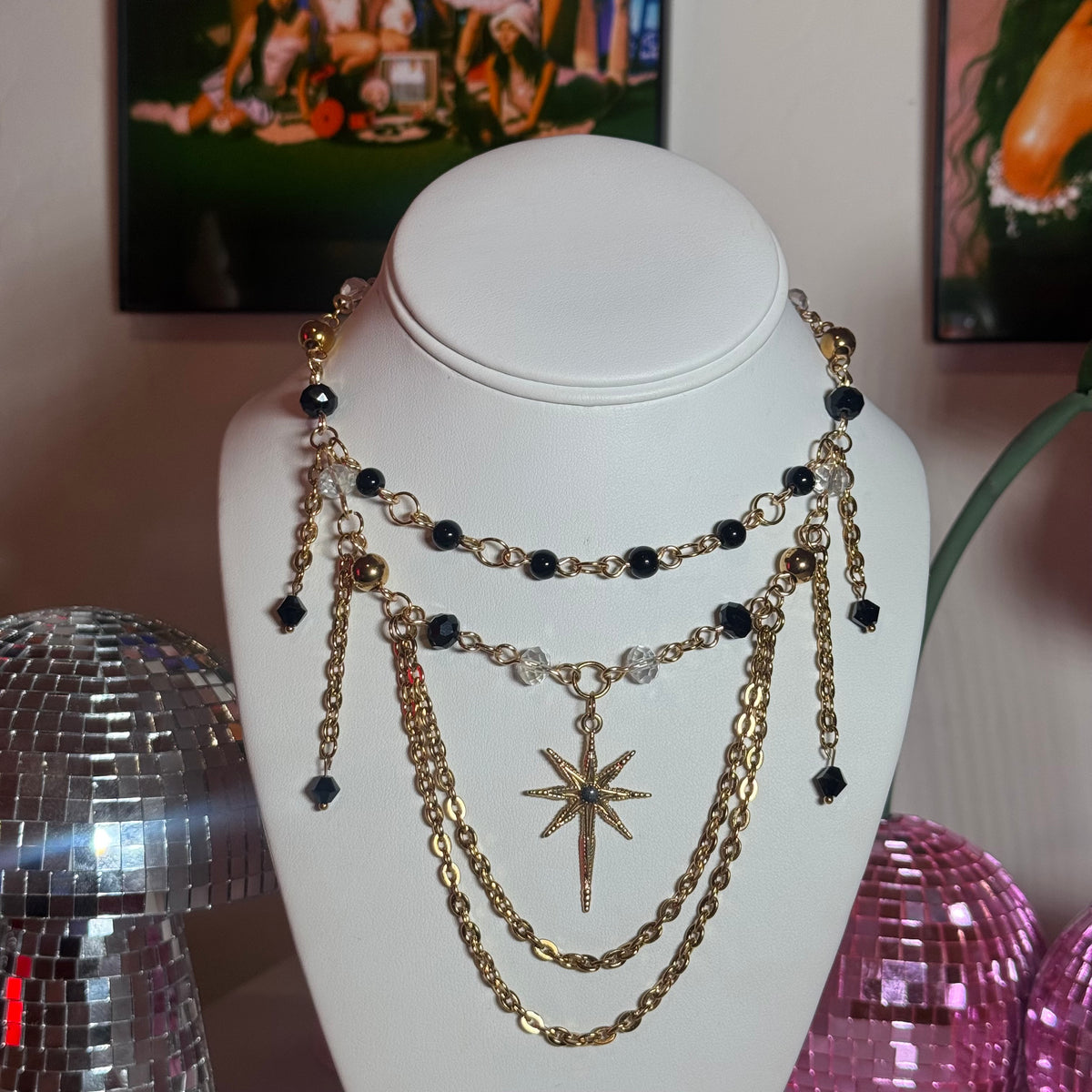 Supernova Beaded Necklace