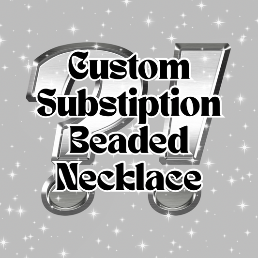 Custom Subscription Beaded Necklace