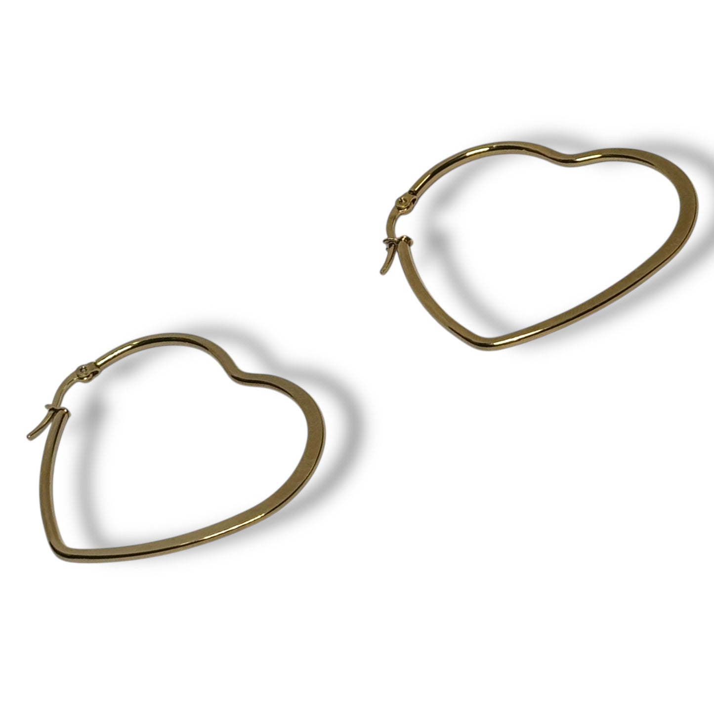 Heart Hoop Earrings