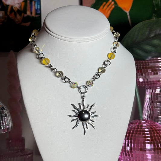 Aurora Sun Beaded Necklace