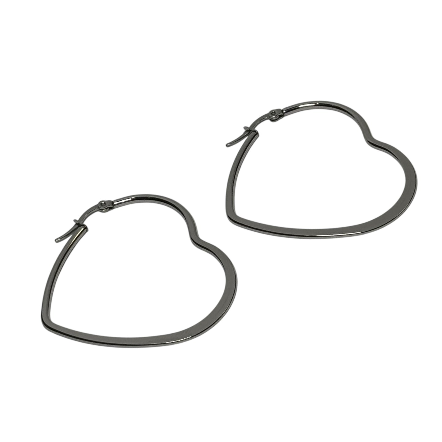 Heart Hoop Earrings