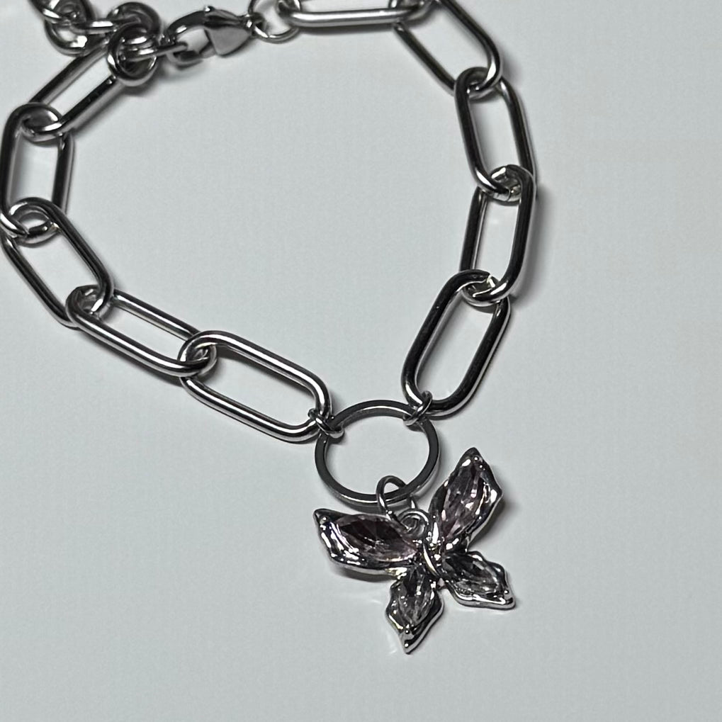 Butterfly Kissed Link Bracelet