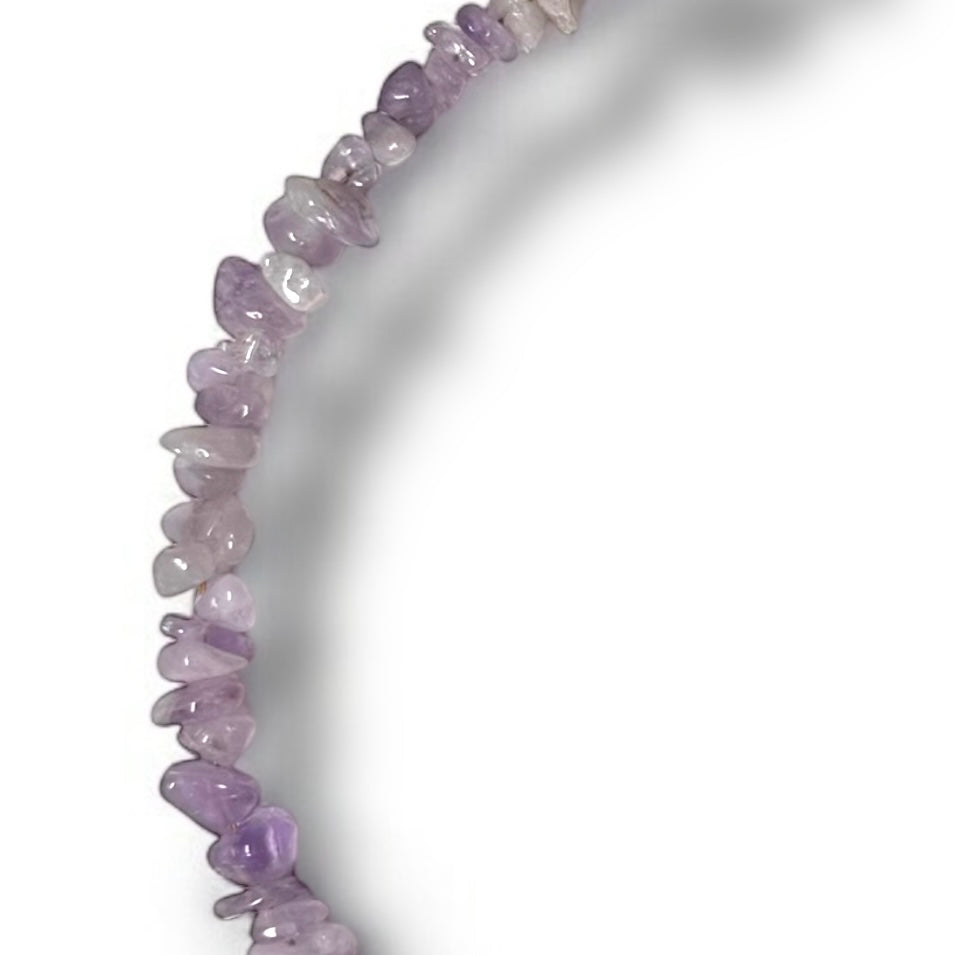 Amethyst Crystal Butterfly Necklace