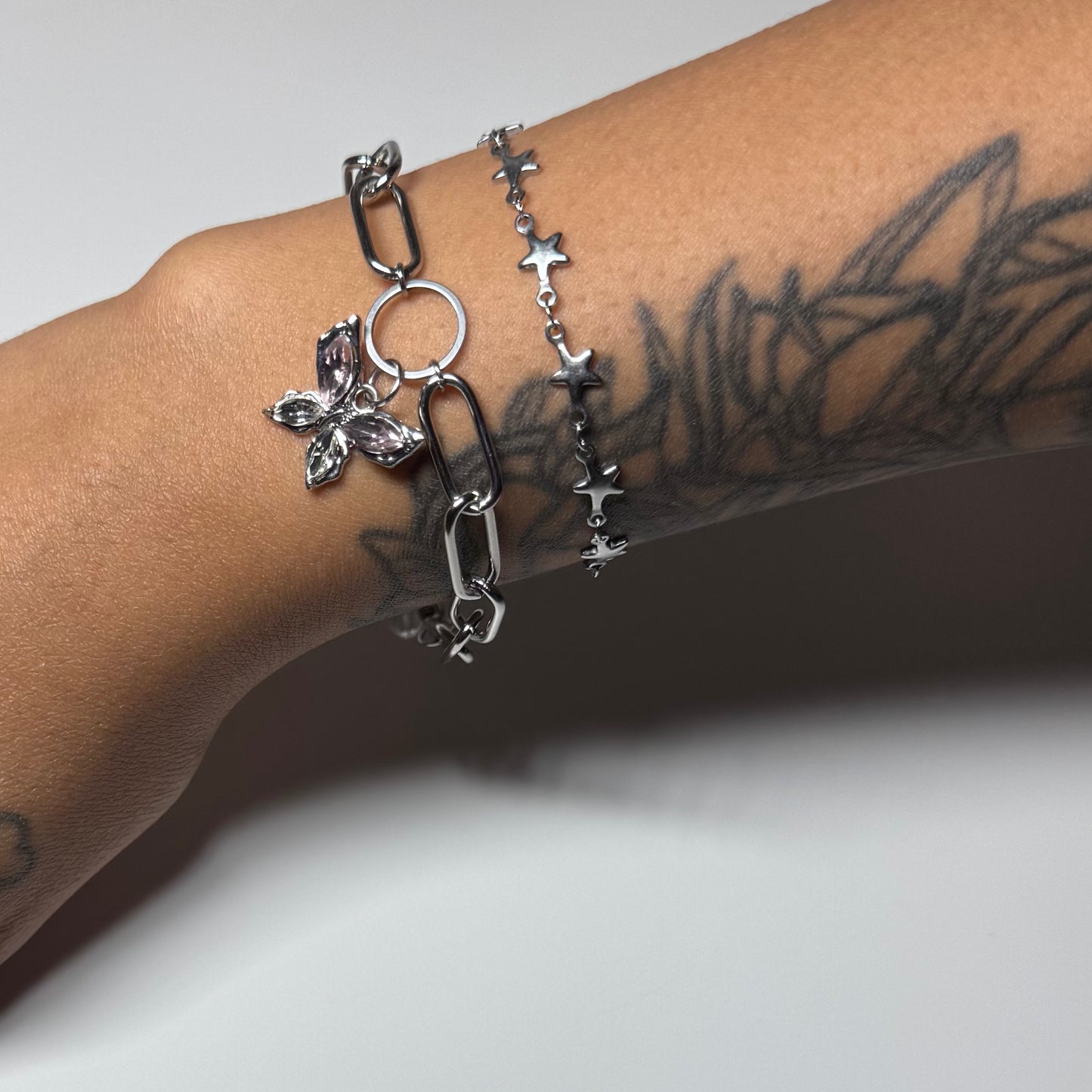 Butterfly Kissed Link Bracelet