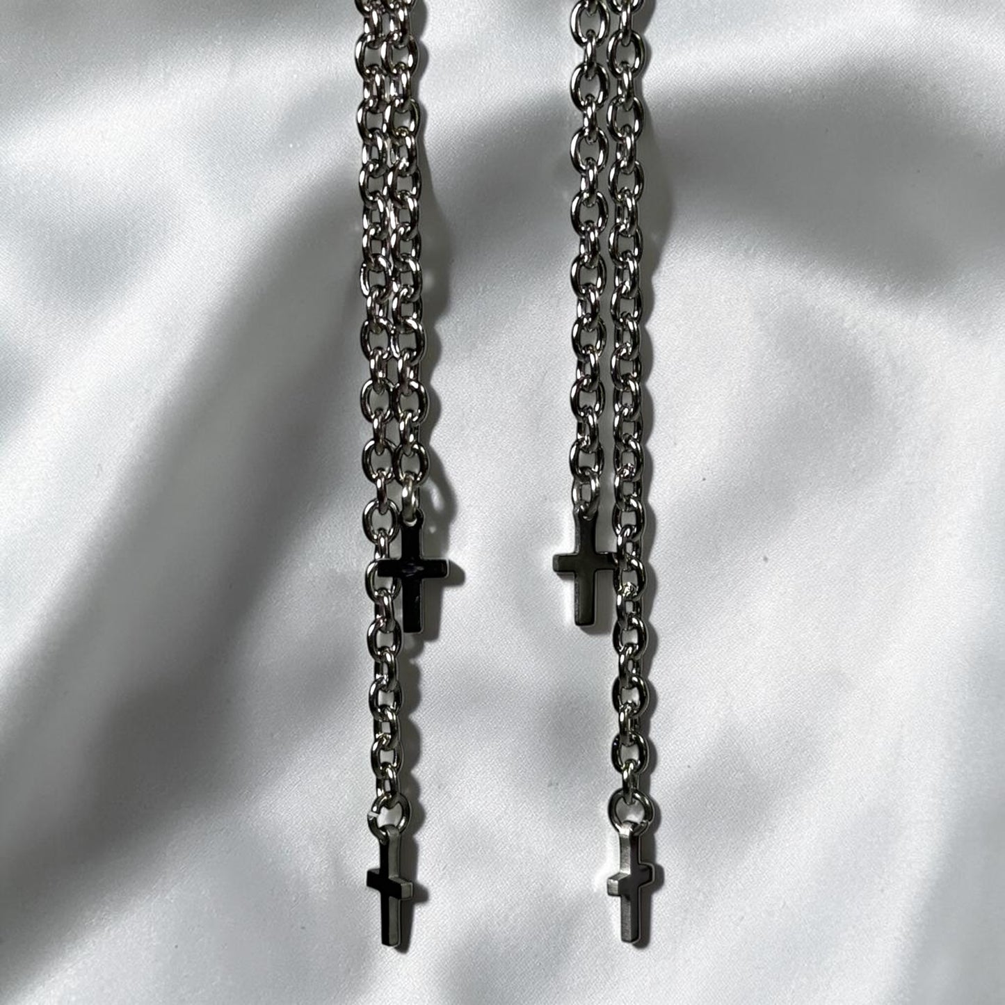 Double Cross Earrings