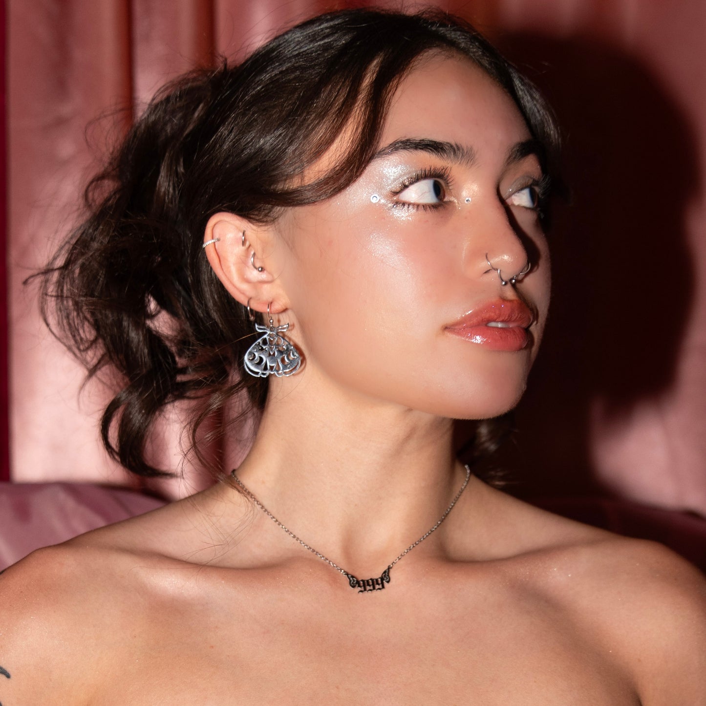 Lunar Moth Earrings