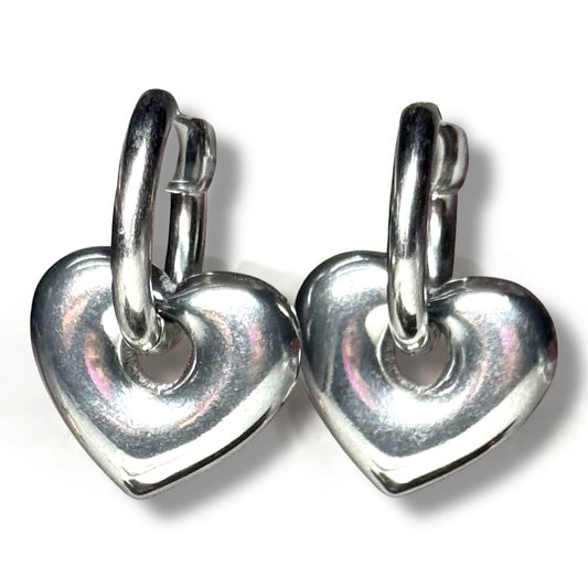 Puffy Hoop Earrings
